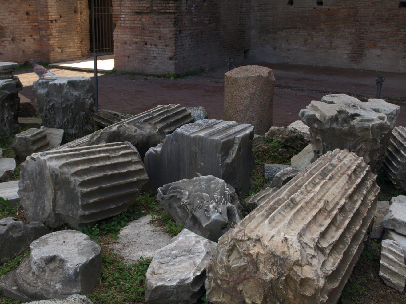 Anciennes colonnes du forum Romain