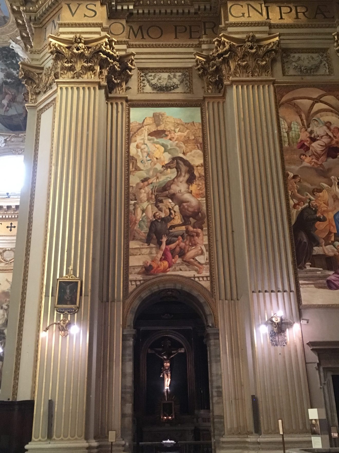 Peintures d'une église Italienne (Rome)